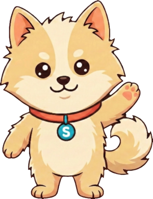 Sar, the Sarvita mascot, waving